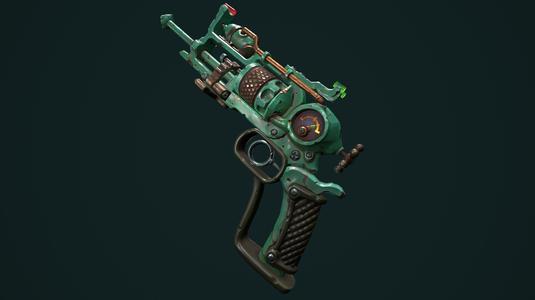 Steampunk revolver