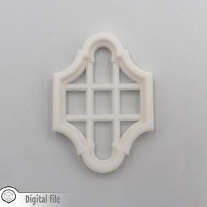 1:12 miniature Vintage window