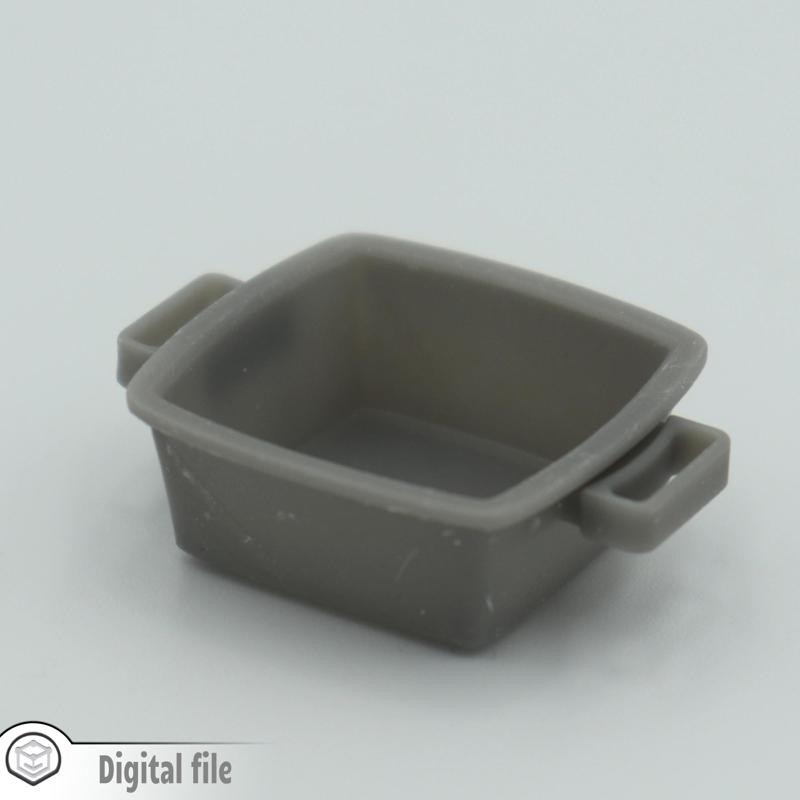 1:12 miniature dollhouse Grill pan
