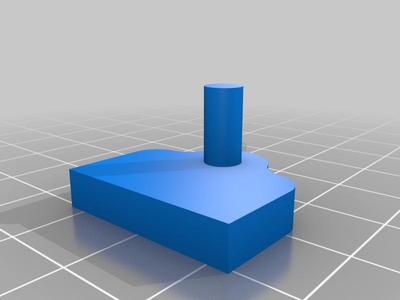 Peg replacement for shelf