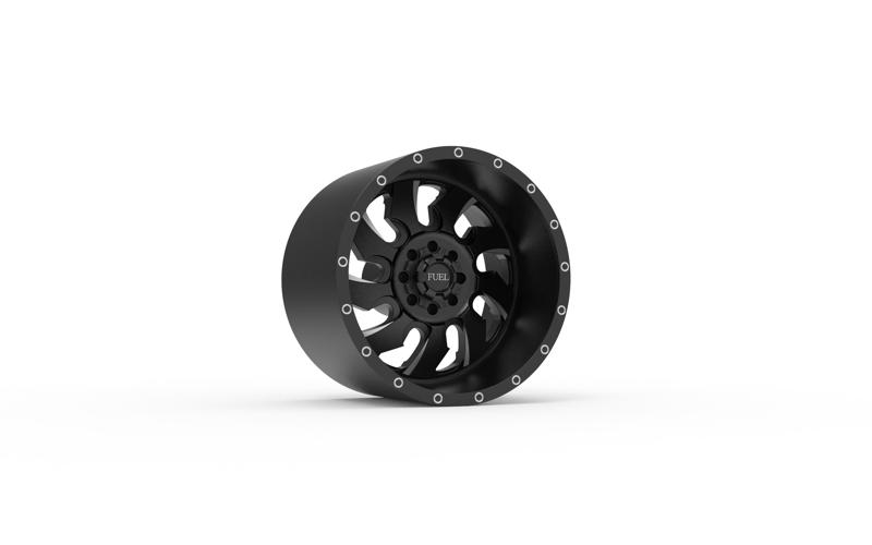 fuel off road REAR CLEAVER wheel 3d print model