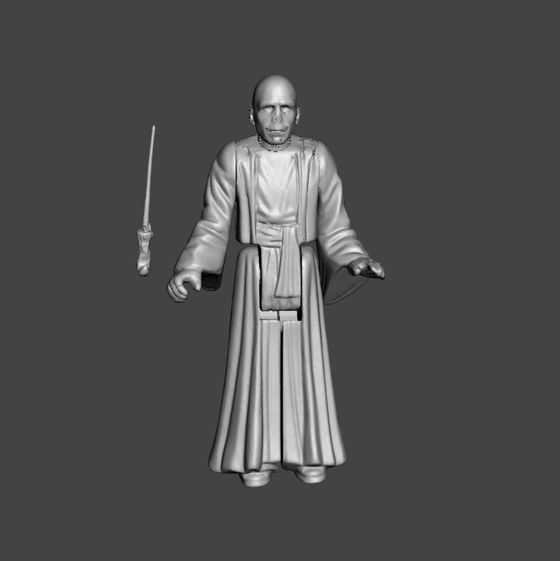 STAR WARS LORD VOLDEMORT EMPEROR, VINTAGE CUSTOM UNPRODUCED KENNER, HASBRO ACTION FIGURE, 3.75", 1/18, 5POA