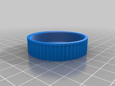 Simple M42 screw mount back cap
