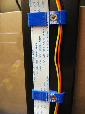 Raspberry Pi Camera cable clamp (optional with cable clamp)
