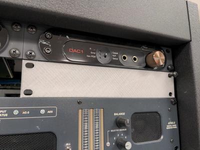Benchmark DAC Half Rack Blank Plate