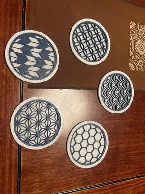 Coasters with Traditional designs
