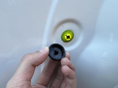 Rear Door Spare Wheel Cover Screw Mount Hole Plug for Toyota LandCruiser Prado 150