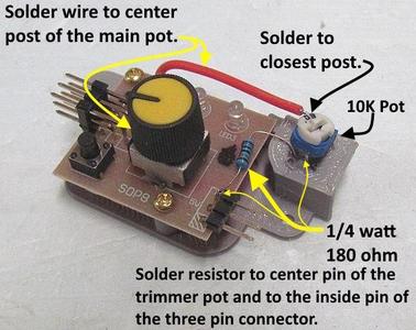 Servo Controller Bracket for Model RR Turnout Control