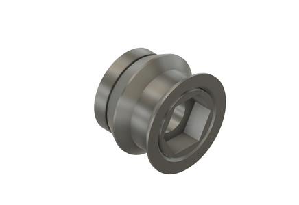 Dishwasher wheel for top rack of GE dishwasher