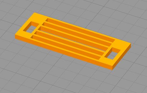 Eurorack Blank Tile - 1U 3Hp Vent Tile (Intellijel)