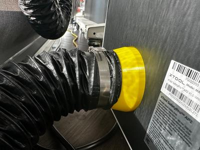 xTool SafetyPro AP2 3" exhaust adapter
