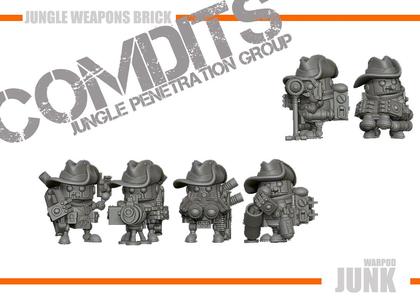 Warpod Comdit Jungle Weapons Brick