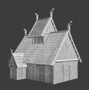 Wargaming terrain - Early Viking Church