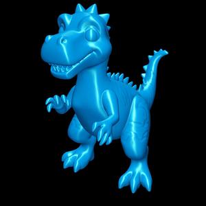 Cute Blue Dino Figure
