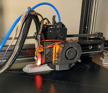 Kingroon KP5L Adjustable Fan Duct with BLTouch Mount