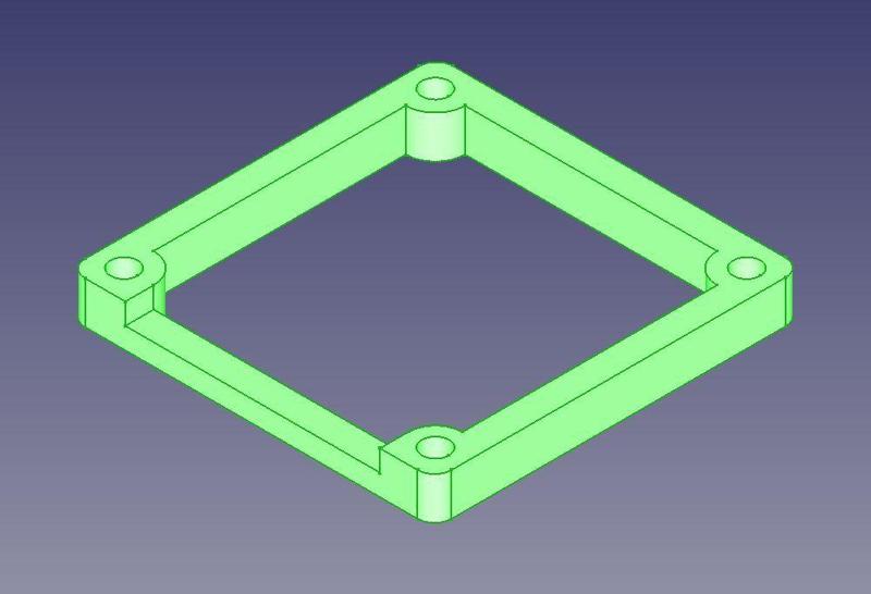 Arduino Montagerahmen für L298 Motortreiber-Platine