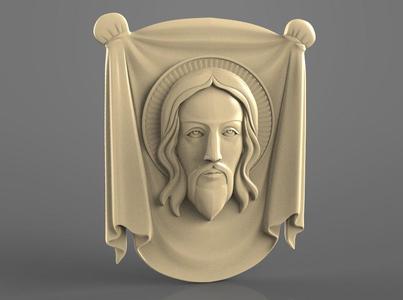Face jesus cnc art 3D model