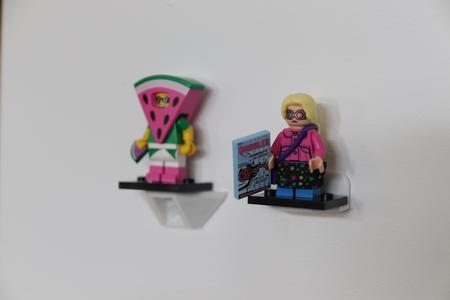 LEGO brick mount for adhesive