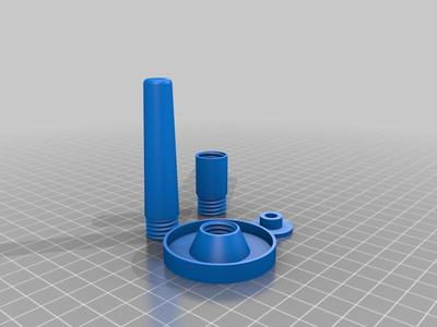 Sewing machine extensible spool holder for JANOME Model 415