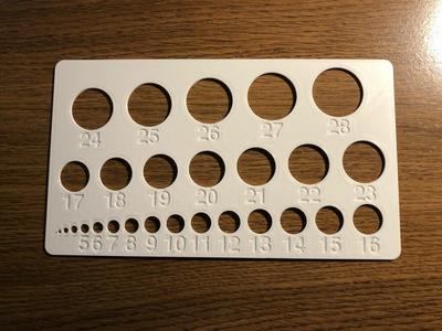 Circle Drawing Stencil Template