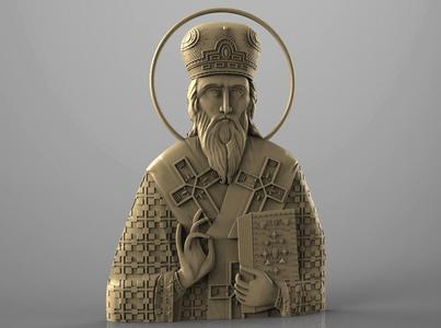 Religious icon cnc art 3D model