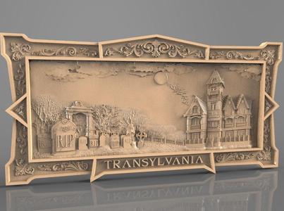 Drakula transilvania art cnc router