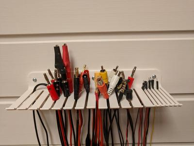 Customizable Cable Organizer with variable slots