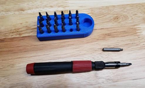 Small hex bit holder