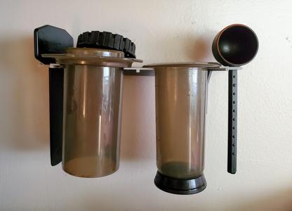 Aeropress Command Strip Wall Mount