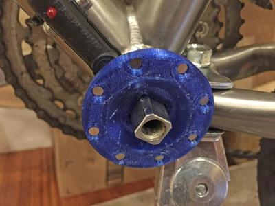 PAS wheel for square-drive bottom bracket eBike.