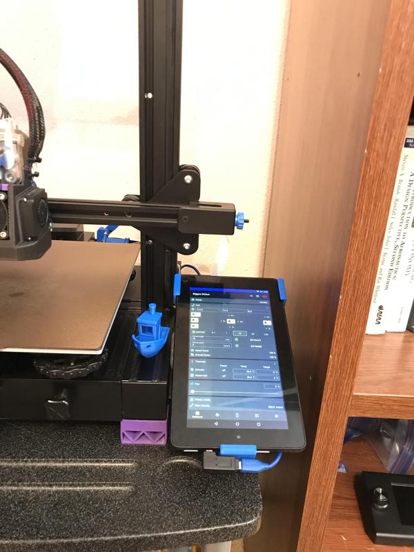 Kindle Fire 5th Gen Mount for Klipper - Ender 3 V2