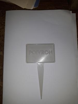 Panneau pour plant de poivron (Plant Label)