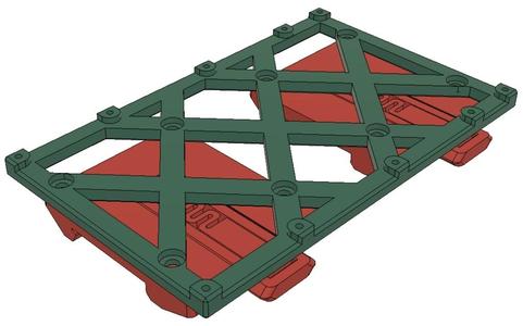DIN Rail Mount and Plate for Mesa Card 7i76e