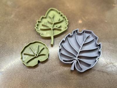 Leaf Shaped Plant Saucers