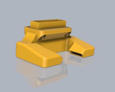 Anycubic Kossel Linear upgraded parts cooling duct