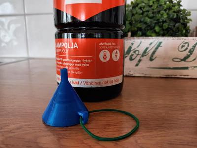 Mini Funnel (embedded rubber band)
