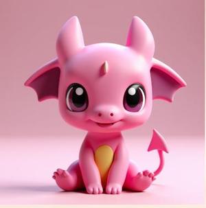 Demon : Cute and sitting