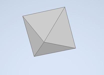 eight sided die (d8)