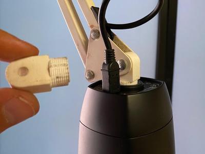 Microphone mount for  architect lamp