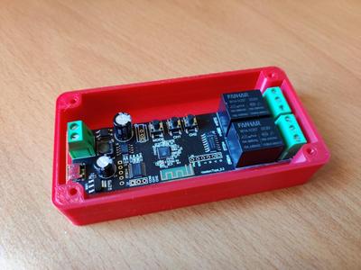 Box for 2 channel smart relay