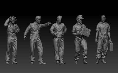 WW2 PACK 5 GERMAN PANZER TANKER