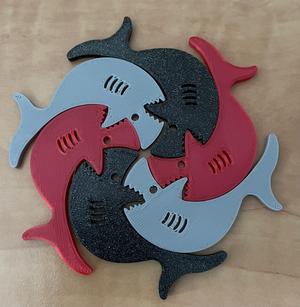 Puzzle Shark Coaster