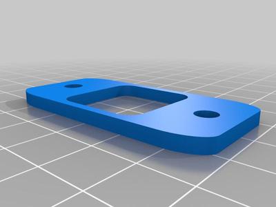 door strike plate spacer