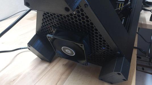 MPMD (V2) new bottom plate with 80mm fan & riser feet
