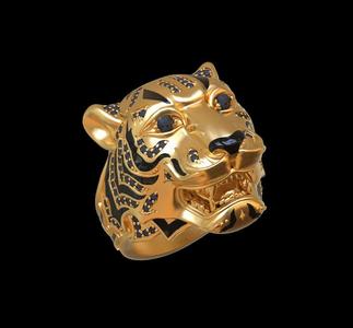 ring tiger 3D print model