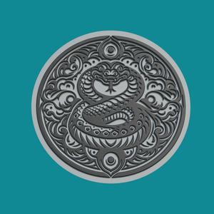 Snake Medallion