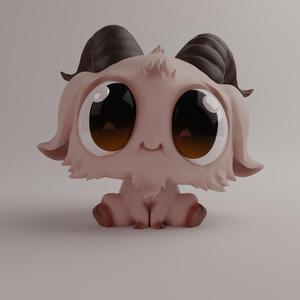 cute little goat