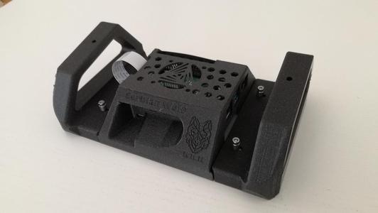 Raspberry pi 4 - 7" Touchscreen Stand - Middle Part