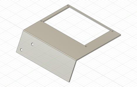 Ender 3 LCD supports for PanelDue 5i & 7i