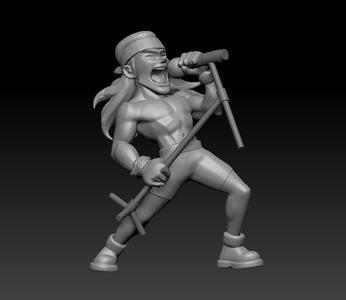 Similar to Axl Rose - cartoon